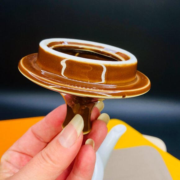 Vintage 70s Seltmann Weiden "DOTS" Porcelain Coffee Teapot: Mid-Century Mod - Picture 9 of 16